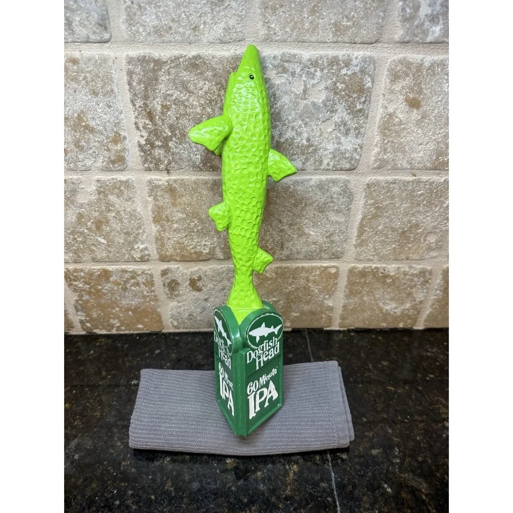 DOGFISH HEAD LIME GREEN BAR BEER DRAFT TAP HANDLE 12